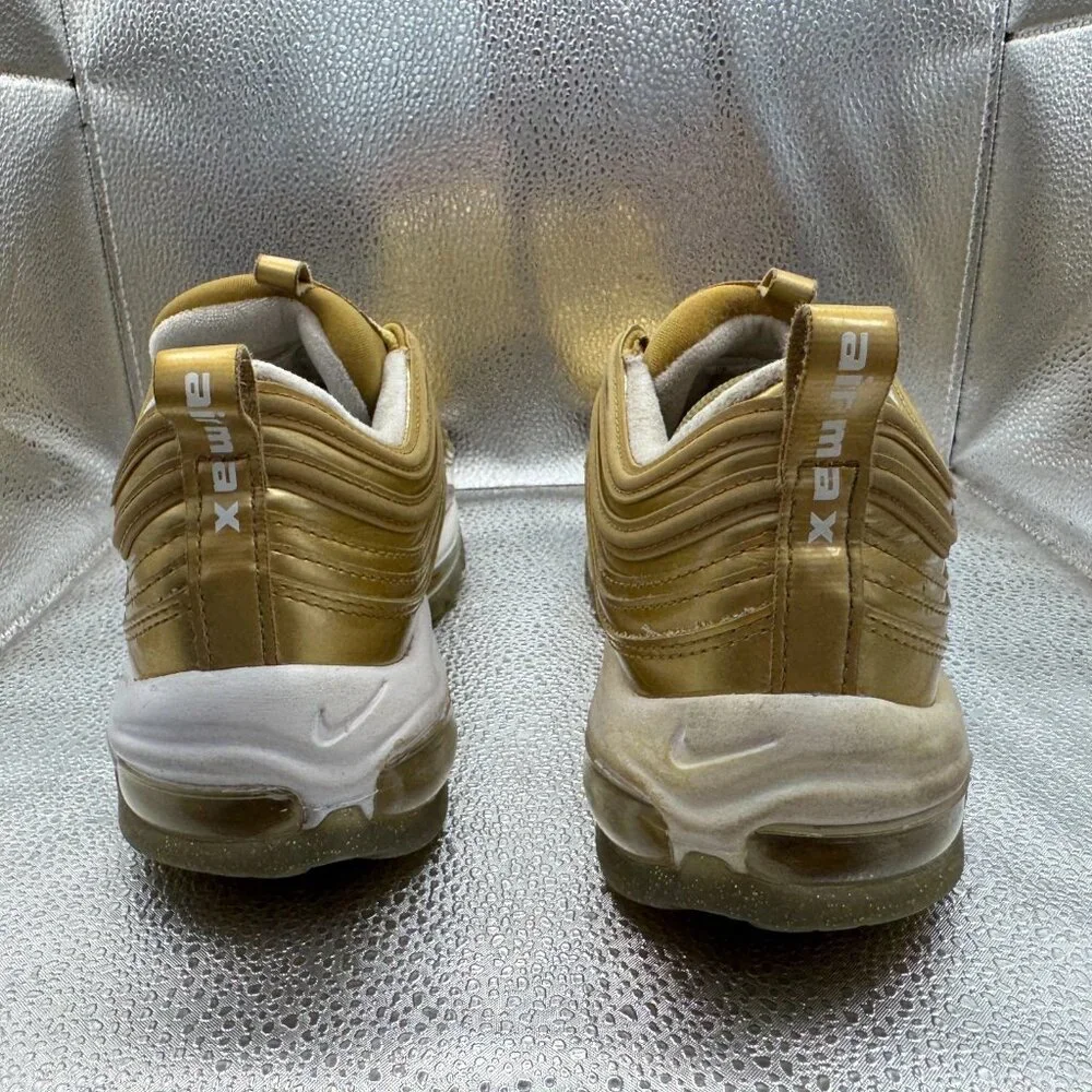 Size 9.5 Nike Air Max 97 Low Womens‎ Olympic Gold Athletic Sneaker CJ0625-700